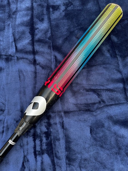 Black 2020 DeMarini Prism Composite Bat (-10) Composite 22 oz 32" (Used)