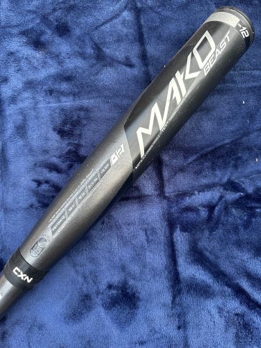 2017 Easton Mako Beast Composite Bat USSSA Certified (-12) Composite 18 oz 30" (Used)