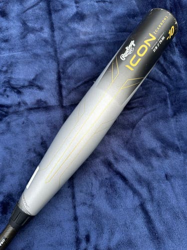 2023 Rawlings Icon Composite Bat USABat Certified (-10) Composite 21 oz 31" (Used)