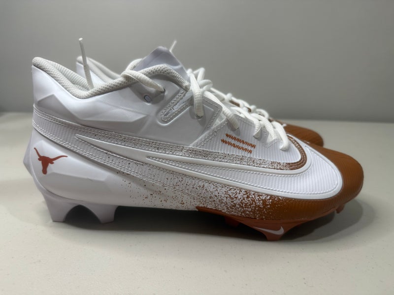 Size 12 Wide Men’s Nike Vapor Edge Elite 360 2 Texas Longhorns SMU PE Football Cleats