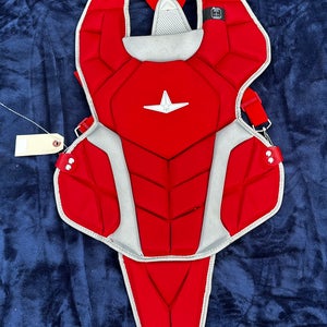 Red Intermediate All Star Catcher's Chest Protector (Used)