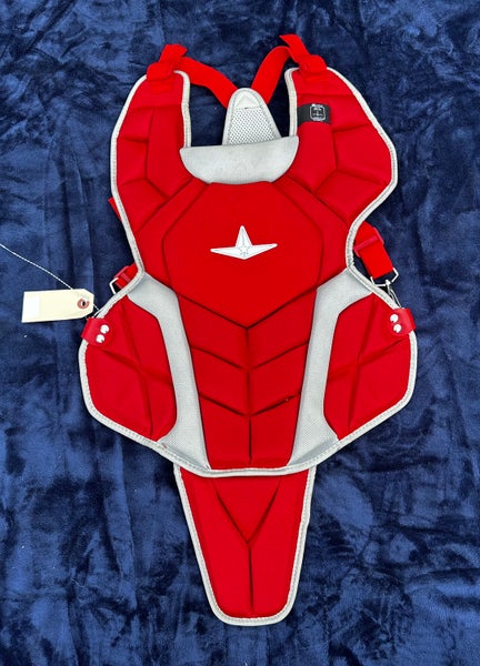Red Intermediate All Star Catcher's Chest Protector (Used)