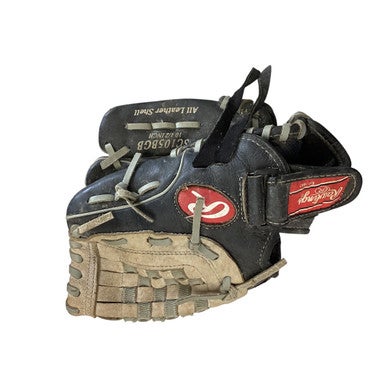 Used Rawlings SURE CATCH BB/SB Glove RH Throw Black 10 1/2" 11760-S000080904