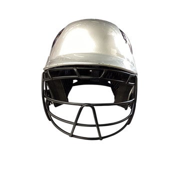 Used Rawlings BB HELMET Batting Helmet w/Mask Black MD 11760-S000080900