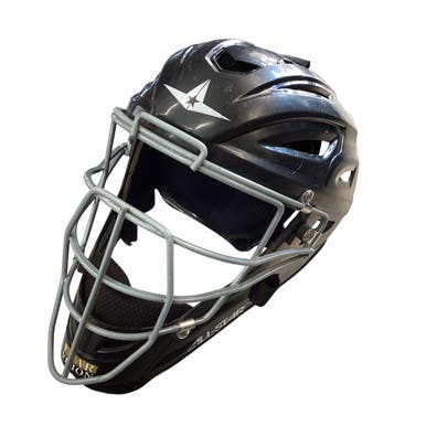 Used All-Star CATCHERS HELMET Catchers Helmet w/Mask Black MD 11760-S000080891
