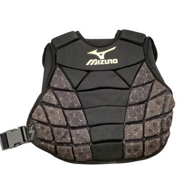 Used Mizuno YOUTH CHEST PROTECTOR Catchers Chest Protector Black Youth 11760-S000080889