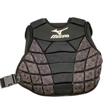 Used Mizuno YOUTH CHEST PROTECTOR Catchers Chest Protector Black Youth 11760-S000080889