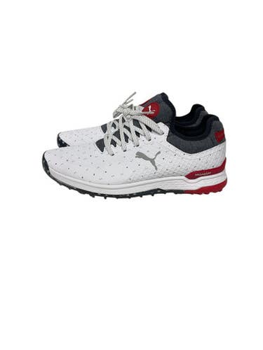 Used Puma Mens Golf Shoes White Senior 8.5 11847-S000028826