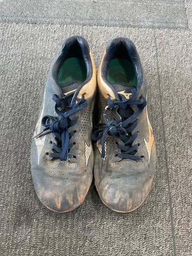 Used Mizuno BB/SB CLEATS BB/SB Cleats Navy Blue Junior 03 11614-S000219945