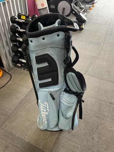 Used Titleist 4 WAY STAND BAG Mens Stand Bag Carolina Blue 11614-S000220118