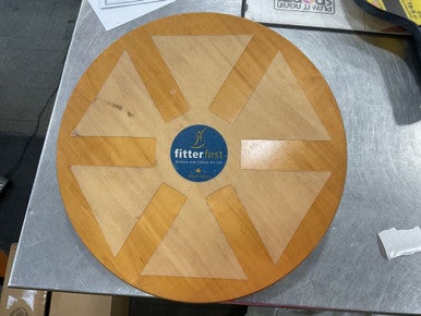 Used FITTER FIRST WOBBLE BOARD Balance Board Brown 11614-S000220100