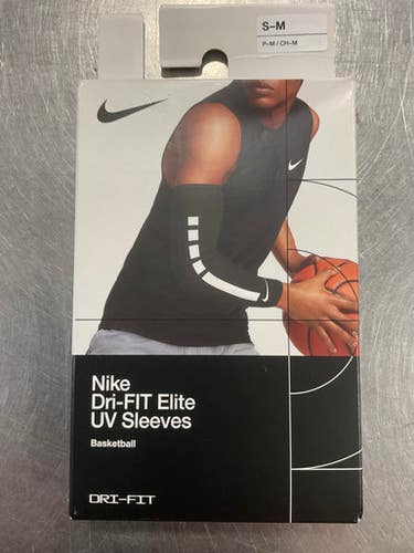 Used Nike DRI0FIT ELITE SLEEVES Football Accessory Black S/M 11614-S000220040