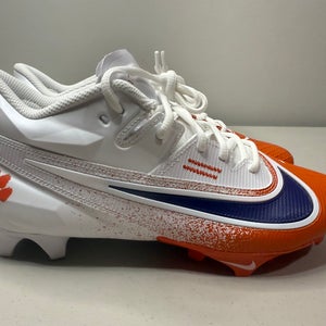 Size 10 Nike Vapor Edge Elite 360 2 Clemson Tigers Football Cleats PE Orange White