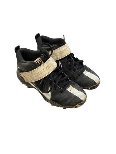 Used Nike TROUT BASEBALL CLEATS BB/SB Cleats Black Junior 01.5 11884-S000051371