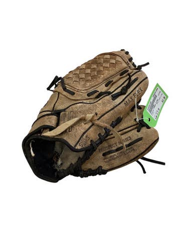 Used Mizuno POWER CLOSE BB/SB Glove RH Throw Brown 11 1/2" 11884-S000051365