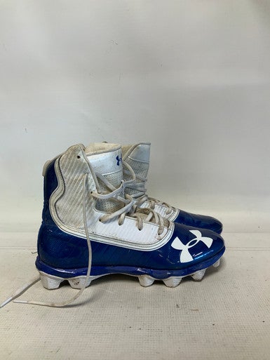 Used Under Armour Adult FB Cleats Royal Blue Senior 8 11823-S000033732