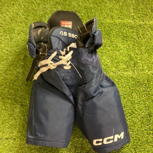 Blue Senior Small CCM Tacks AS 580 Hockey Pants (Used)