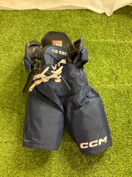 Blue Senior Small CCM Tacks AS 580 Hockey Pants (Used)