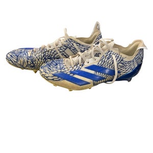 Used Adidas Adult FB Cleats Carolina Blue And White Senior 11.5 11863-S000023405