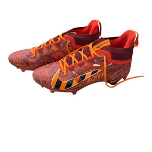 Used Nike ALPHA Adult FB Cleats Orange Senior 11 11863-S000023404