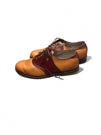 Used Foot Joy Mens Golf Shoes Brown Senior 10 11863-S000023470