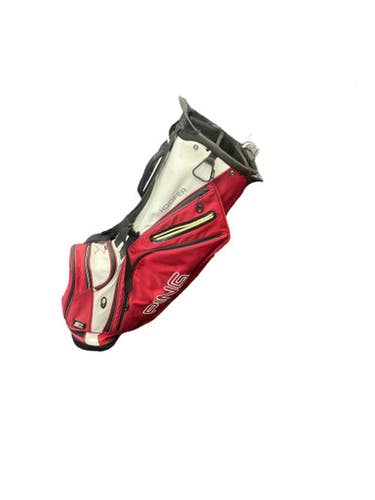 Used Ping HOOFER Mens Stand Bag Red 11863-S000023474