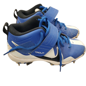Used Nike TROUT BB/SB Cleats Royal Blue Youth 13.0 11863-S000023504