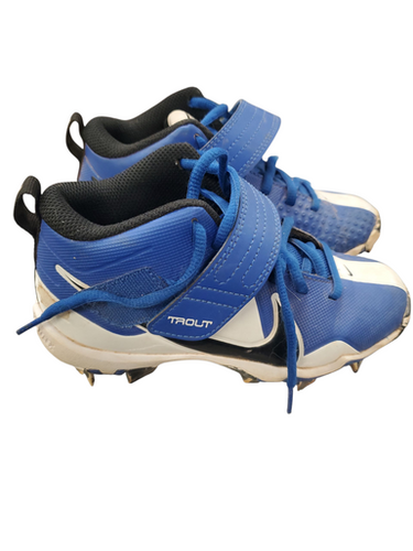 Used Nike TROUT BB/SB Cleats Royal Blue Youth 13.0 11863-S000023504