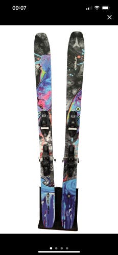 Used 2025 Atomic Bent Chetler 110 Skis With Bindings Size: 164 (Option USKI250278)