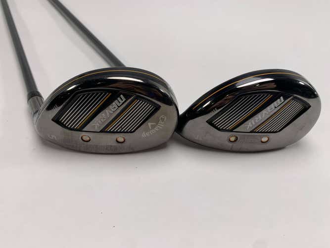 Callaway Mavrik Max 4 & 5 Hybrid Set 22* 25* Catalyst 5.5 65g Regular RH