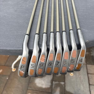 Men's {Blank} Right Handed Iron Set (8 Clubs) #4 - #9, PW, GW (Used)