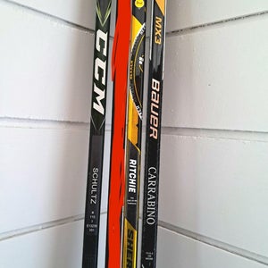 3 pack NHL pro stock hockey sticks