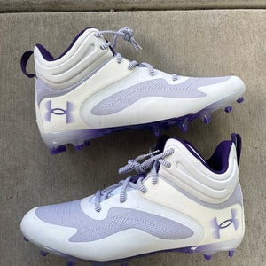 Purple Men's Size M 12.0 (W 13.0) Adult Under Armour Command Mc High Top (New)