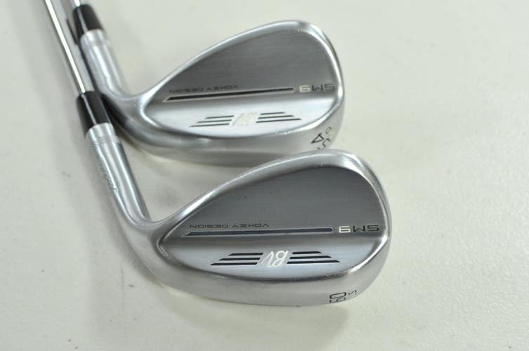 Titleist Vokey SM9 Tour Chrome 54*, 60* Wedge Set RH Wedge Flex Steel # 201530