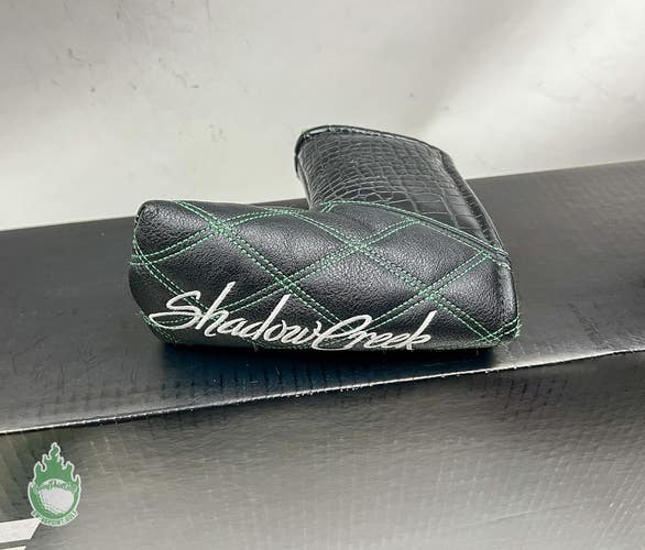 Pre Owned Shadow Creek CMC Design Green & Black Putter Headcover Magnetic