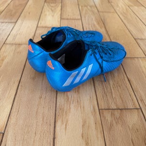 Blue Unisex 3K (Toddler) Adidas Cleats (Used)