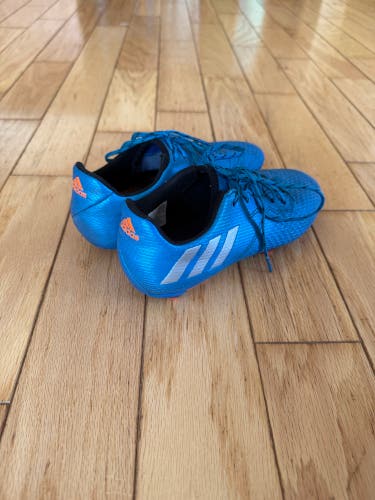 Blue Unisex 3K (Toddler) Adidas Cleats (Used)