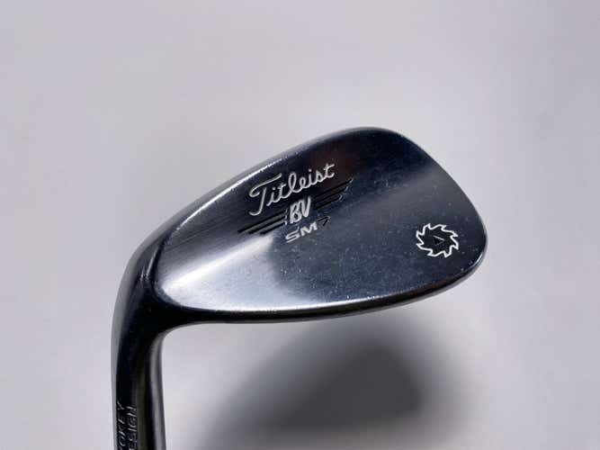 Titleist Vokey SM7 Tour Chrome Sand Wedge SW 56* 14 Bounce F-Grind Wedge Mens LH