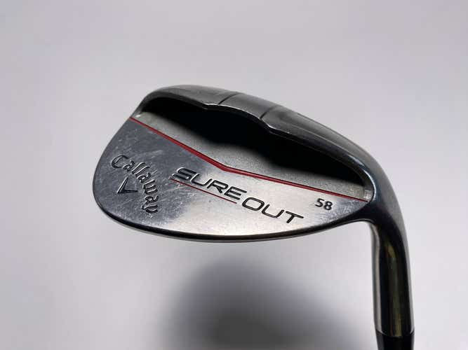 Callaway Sure Out Lob Wedge LW 58* KBS 90g Wedge Steel Mens RH