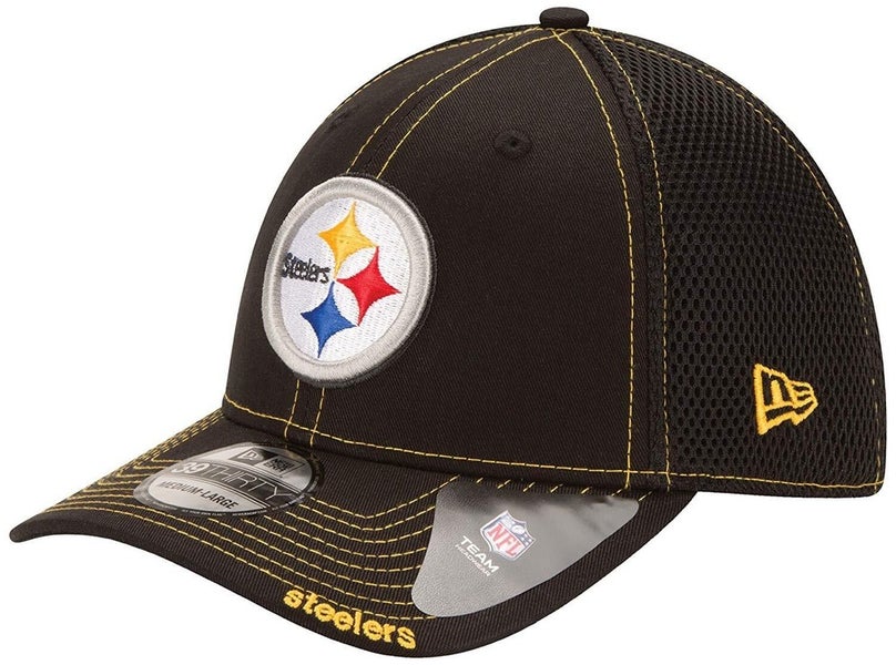 Pittsburgh Steelers New Era NFL Neo 39THIRTY Stretch Fit Flex Mesh Cap Hat