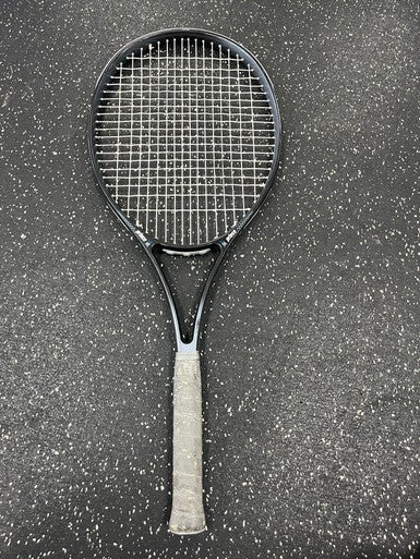 Used Prince GRAHITE TOURNAMENT OVERSIZE Adult Tennis Racquet Black 4 1/4" 11849-S000030969