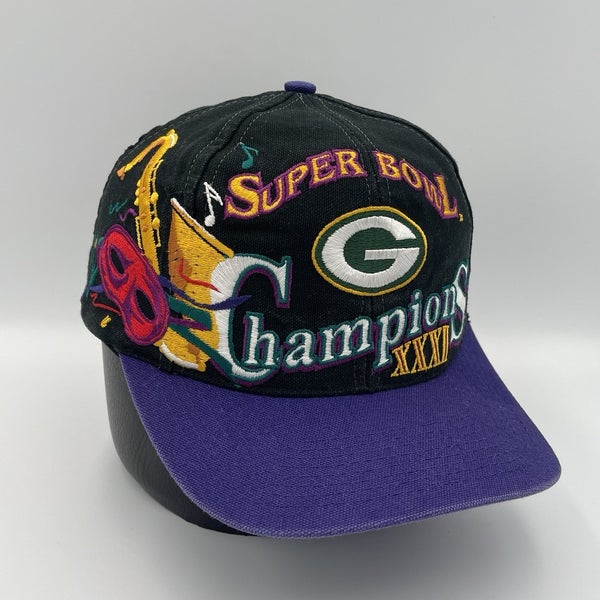 Vintage Logo Athletic Super Bowl XXXI Green Bay Packers NFL Snapback Hat Cap