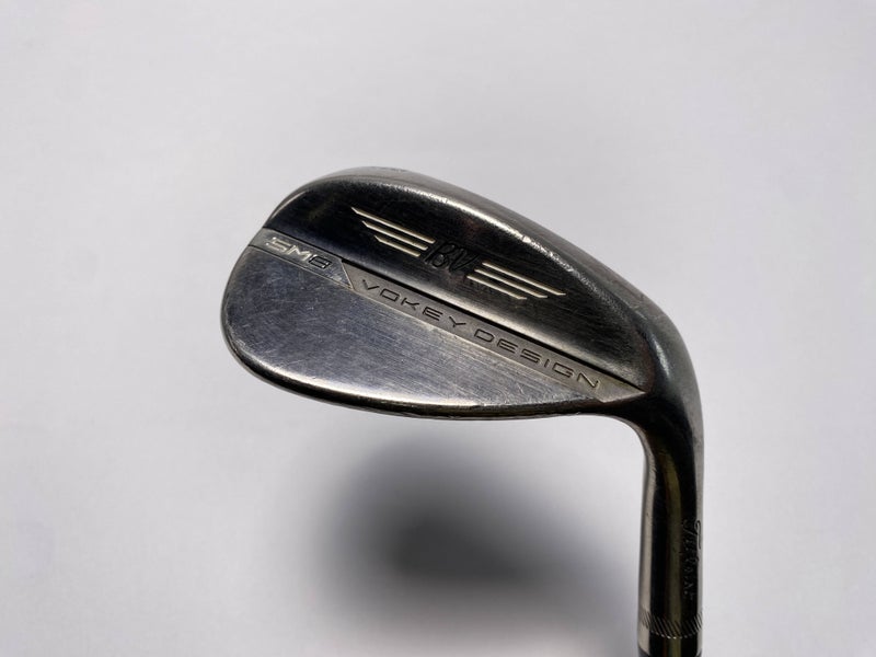 Titleist Vokey SM8 Jet Black Lob Wedge LW 58* 14 K-Grind Wedge Steel Mens RH