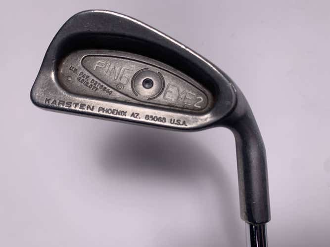 Ping Eye 2 Single 1 Iron Black Dot Karsten MicroTaper Regular Steel Mens RH