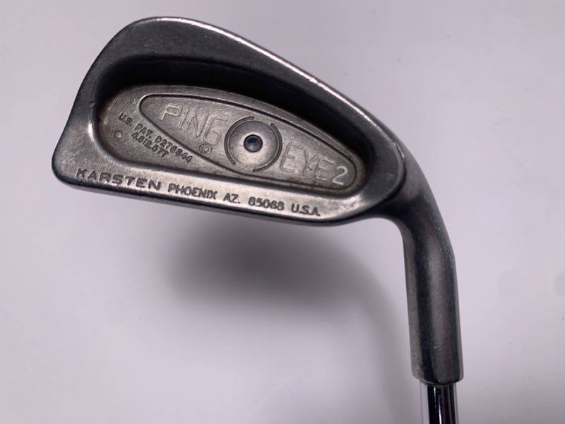 Ping Eye 2 Single 1 Iron Black Dot Karsten MicroTaper Regular Steel Mens RH