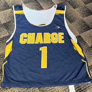 #1 Charge Men's Reversible White and Navy Jersey
