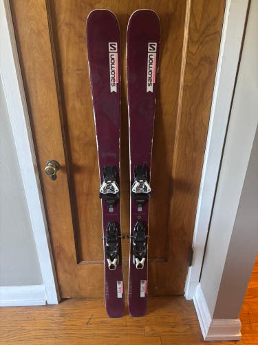 Salomon QST Lux 92 153cm with Adjustable Atomic Warden MNC Bindings