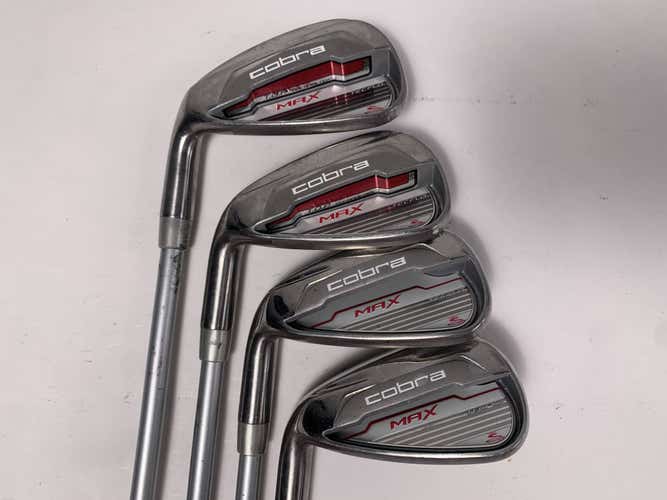 Cobra MAX Iron Set 7-PW 50g Ladies Graphite Womens LH