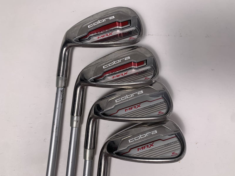 Cobra MAX Iron Set 7-PW 50g Ladies Graphite Womens LH