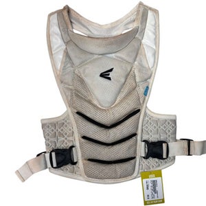 Used Easton VERY BEST CHEST PROTECTOR Catchers Chest Protector White Intermed 11835-S000195534